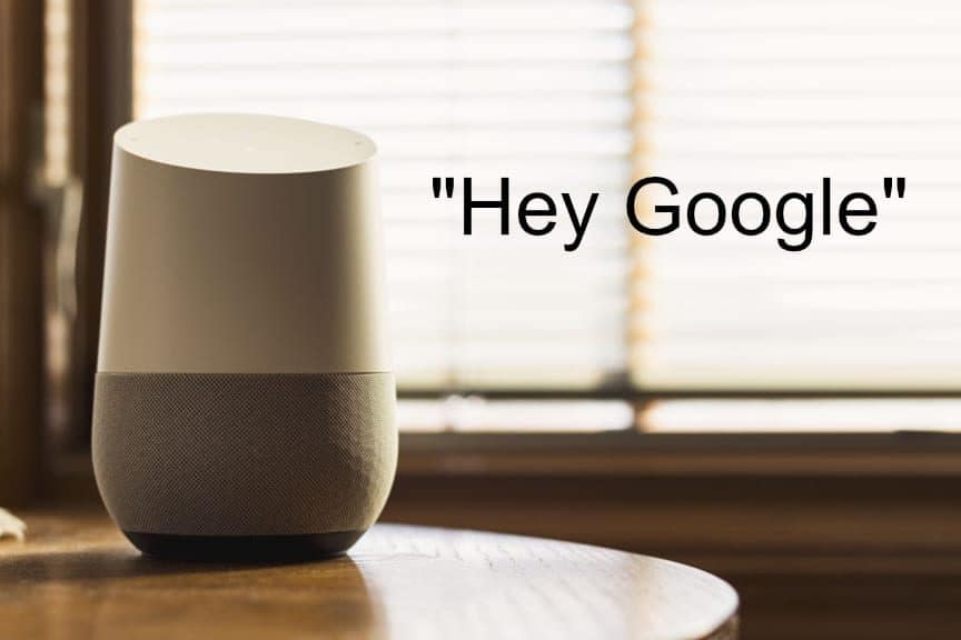 voice command for google home